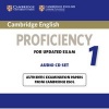 Cambridge English Proficiency 1 for Updated Exam Audio CDs (2) - Authentic Examination Papers from  (CD) - Cambridge ESOL Photo