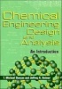 Chemical Engineering Design and Analysis - An Introduction (Paperback) - T Michael Duncan Photo