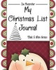 My Christmas List Journal - Black and White Version (Paperback) - Sue Messruther Photo