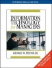 Information Technology for Managers (Paperback, International Ed) - George Reynolds Photo