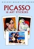 Picasso: 16 Art Stickers (Paperback) - Pablo Picasso Photo