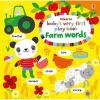 Baby's Very First Play Book Farm Words (Board book) - Fiona Watt Photo