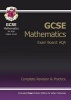 GCSE Maths AQA Complete Revision & Practice with Online Edition - Higher (A*-G Resits) (Paperback) - CGP Books Photo