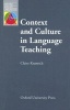 Context and Culture in Language Teaching (Paperback) - Claire J Kramsch Photo