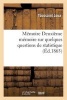 Memoire Deuxieme Memoire Sur Quelques Questions de Statistique (French, Paperback) - Toussaint Loua Photo