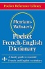  Pocket French-English Dictionary (English, French, Paperback) - Merriam Webster Photo