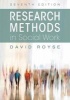 Research Methods in Social Work (Paperback) - David Royse Photo