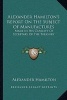 's Report on the Subject of Manufactures - Made in His Capacity of Secretary of the Treasury (Paperback) - Alexander Hamilton Photo