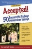 Accepted! 50 Successful College Admission Essays (Paperback, 5th Revised edition) - Gen Tanabe Photo