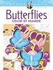 Creative Haven Butterflies Color by Number Coloring Book (Paperback) - Jan Sovak Photo