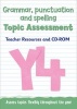 Year 4 Grammar, Punctuation and Spelling Topic Assessment - Teacher Resources (Paperback, Keen Kite Books Edition) -  Photo