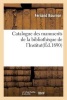 Catalogue Des Manuscrits de La Bibliotheque de L'Institut (French, Paperback) - Bournon Photo