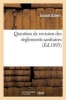 Question de Revision Des Reglements Sanitaires (French, Paperback) - Gibert J Photo