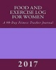 Food and Exercise Log for Women 2017 - A 90-Day Fitness Tracker Journal (Paperback) - Health Fitness Books Photo