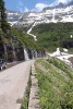 Driving Into Glacier National Park in Montana - Blank 150 Page Lined Journal for Your Thoughts, Ideas, and Inspiration (Paperback) - Unique Journal Photo