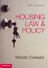 Housing Law and Policy (Paperback, New) - David Cowan Photo