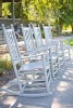 A Row of Four Rocking Chairs - Blank 150 Page Lined Journal for Your Thoughts, Ideas, and Inspiration (Paperback) - Unique Journal Photo