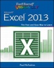 Teach Yourself Visually Excel 2013 (Paperback) - Paul McFedries Photo