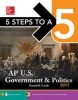 5 Steps to a 5: AP U.S. Government & Politics 2017 (Paperback, 8th Revised edition) - Pamela K Lamb Photo