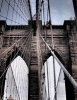 Jumbo Oversized the Iconic Gothic Design Brooklyn Bridge in NYC New York - Blank 150 Page Lined Journal for Your Thoughts, Ideas, and Inspiration (Paperback) - Unique Journal Photo