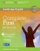 Complete First for Schools Student's Book with Answers with CD-ROM (Paperback) - Guy Brook Hart Photo