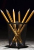 Cool Shot of a Cup of Pencils - Blank 150 Page Lined Journal for Your Thoughts, Ideas, and Inspiration (Paperback) - Unique Journal Photo