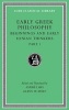 Early Greek Philosophy, Volume II - Western Greek Thinkers (English, Greek, To, Hardcover) - Glenn W Most Photo