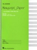 Standard Wirebound Manuscript Paper (Green Cover) (Spiral bound) - Hal Leonard Publishing Corporation Photo