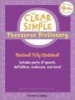 The Clear and Simple Thesaurus Dictionary (Paperback, Revised Fully U) - Harriet Wittels Photo