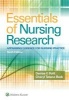 Essentials of Nursing Research - Appraising Evidence for Nursing Practice (Paperback, 9th) - Denise F Polit Photo