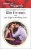 One Night to Wedding Vows (Paperback) - Kim Lawrence Photo