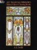 Art Nouveau Windows Stained Glass Coloring Book (Paperback) - Albert G Smith Photo