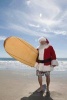 Surfer Santa Claus Journal - 150 Page Lined Notebook/Diary (Paperback) - Cs Creations Photo