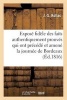 Expose Fidele Des Faits Authentiquement Prouves Qui Ont Precede Et Amene La Journee de Bordeaux (French, Paperback) - J Rollac Photo