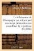 Gentilshomme de Champagne Qui Ont Pris Part Ou Envoye Leur Procuration Aux Assemblees de La Noblesse - Pour L'Election Des Deputes Aux Etats Generaux de 1789 (French, Paperback) - Edouard de Barthelemy Photo