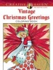 Creative Haven Vintage Christmas Greetings Coloring Book (Paperback) - Marty Noble Photo