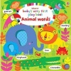 Baby's Very First Play Book Animal Words (Board book) - Fiona Watt Photo