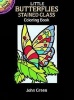 Little Butterflies Stained Glass Colouring Book (Staple bound) - John Green Photo