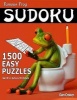 Famous Frog Sudoku 1,500 Easy Puzzles with Solutions - Gigantic Sudoku Puzzle Book with Only One Level of Difficulty. No Wasted Puzzles. Great Gift for Sudoku Enthusiasts! (Paperback) - Dan Croker Photo