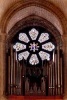 Stained Glass Window with Organ Pipes in Cathedral Journal - 150 Page Lined Notebook/Diary (Paperback) - Cool Image Photo