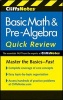 CliffsNotes Basic Math & Pre-algebra Quick Review (Paperback, 2nd Revised edition) - Jerry Bobrow Photo