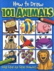 How to Draw 101 Animals - Easy Step-By-Step Drawing (Paperback) - Dan Green Photo