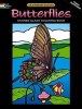 Butterflies Stained Glass Coloring Book (Paperback, Deluxe) - Dover Photo