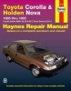 Toyota Corolla and Holden Nova Australian Automotive Repair Manual: 1985 to 1992 (Paperback) - Alan Ahlstrand Photo