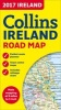 2017 Collins Map of Ireland (Sheet map, folded, New edition) - Collins Maps Photo