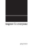 Improv for Everyone (Paperback) - Greg Tavares Photo