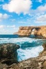 Azure Window on Gozo Island Malta Journal - 150 Page Lined Notebook/Diary (Paperback) - Cs Creations Photo