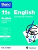 Bond 11+: English: Assessment Papers - 7-8 Years (Paperback) - Sarah Lindsay Photo