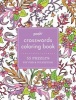 Posh Crosswords Adult Coloring Book - 55 Puzzles for Fun & Relaxation (Paperback) - Andrews McMeel Publishing Photo