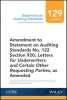 Statement on Auditing Standards, Number 129 (Paperback) - Aicpa Photo